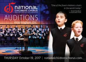 – 7:00 p. . Washington national opera chorus auditions
